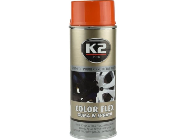 K2 -COLOR FLEX gummi oransje 400 ml