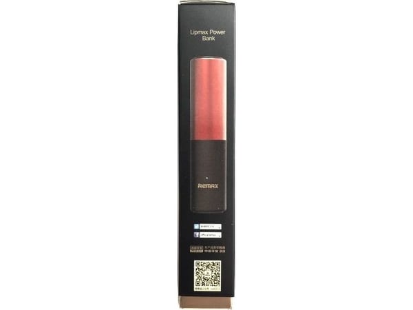 Remax LipMax RPL-12, Rød, Mobiltelefon/smarttelefon, Nettbrett, MP3/MP4, GPS, E-Bok leser, Metall, Plastikk, 2400 mAh, USB, 5 V