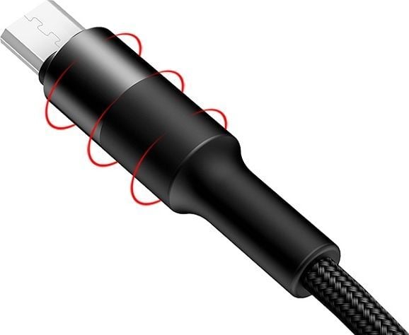 USB-kabel Usams USB-A til microUSB 1,2 m svart (SJ224USB01)