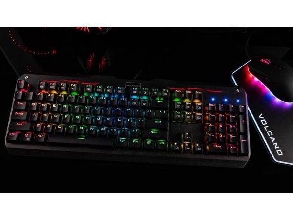 Modecom Volcano Hammer gamingtastatur Outemu Blue (K-MC-HAMMER-U-BLUE-RGB-DE)