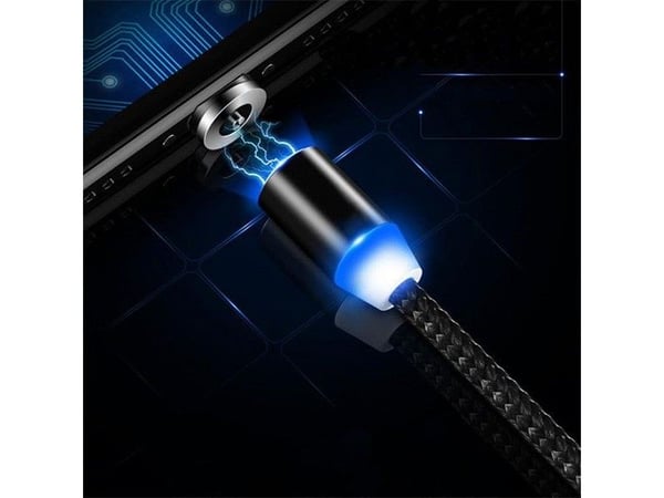 USB-kabel Prolink USB-A til microUSB + USB-C grå (023344)