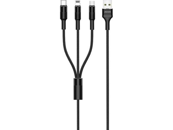 USB-kaapeli Usams USB-A - 1,5 m Czarny (SJ2193IN101)