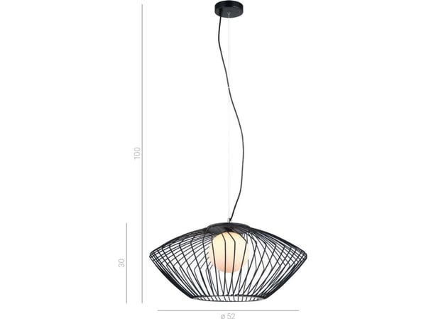 Italux Zeno MDM-3844-1 BK hengelampe