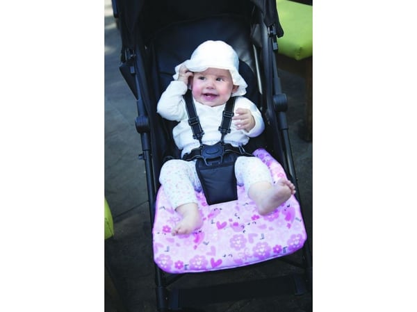 CuddleCo Comfi-Cush Mini barnevogninnlegg - Zebra