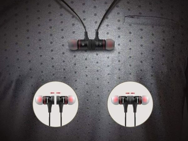 AWEI Bluetooth-urheilukuulokkeet A847BL musta/musta
