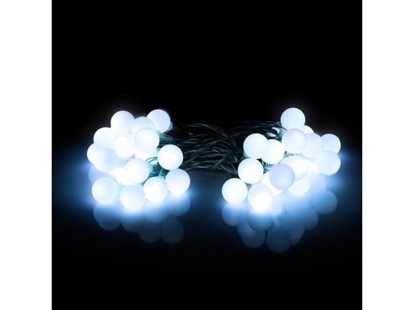 Retlux RETLUX Julgransbelysning - RXL 282 Julgransbelysning 40LED, Cherry Ball Maxi, längd 4m + ledning 5m, 230V, 50Hz, kallt vitt