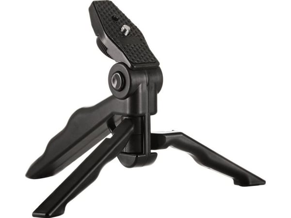Hurtel feste med ministatativ for actionkameraer GoPro SJCAM svart universell