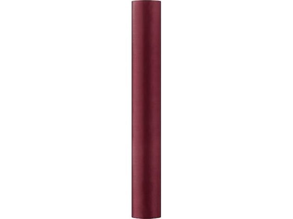 Vinröd satinrulle 0,36 x 9 m