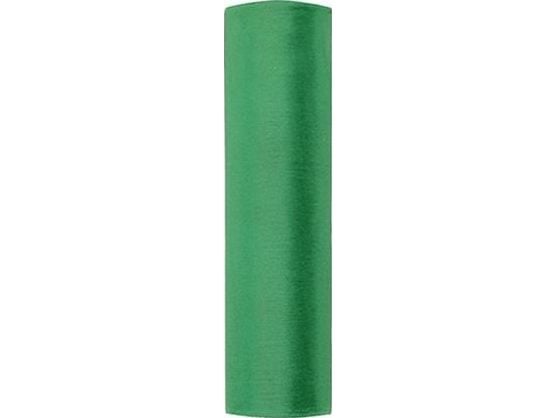 Party Deco organza ensfarget smaragdfarget, 0,16 x 9 m