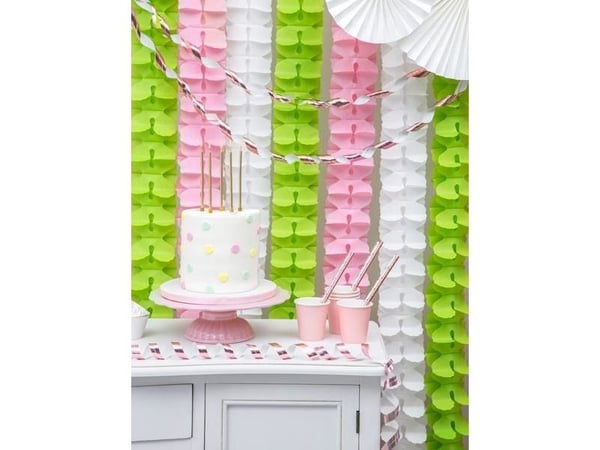 Party Deco serpentiinit, ruusukultaa, 3,8 m, 18 kpl yleiskäyttöinen