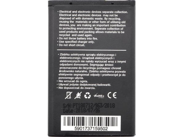 Blue Star BlueStar-batteri til Nokia X2 6300 Li-Ion 800 mAh Analog BL-4C