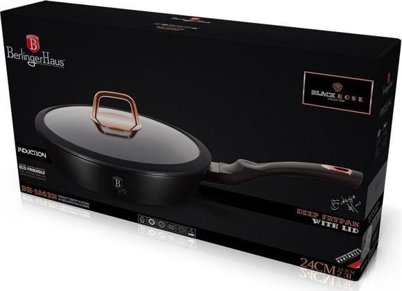 24 cm GRANITE BARBER BERLINGER HAUS Black ROSE BH-1643-N