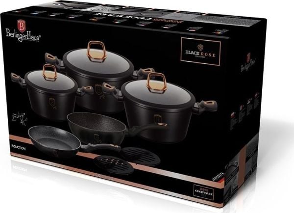 Berlinger Haus Black Rose potter 10 stk (BH-1645)