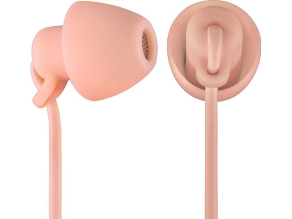THOMSON hodetelefoner med ledning Jack 3,5 mm med mikrofon EAR3008 lys rosa