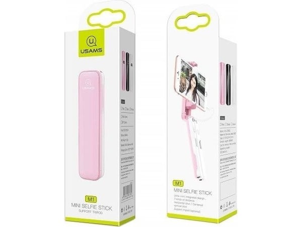 Usams Selfie Stick M1 Mini-stativ 3,5 mm US-ZB052 grønn-ZB5203