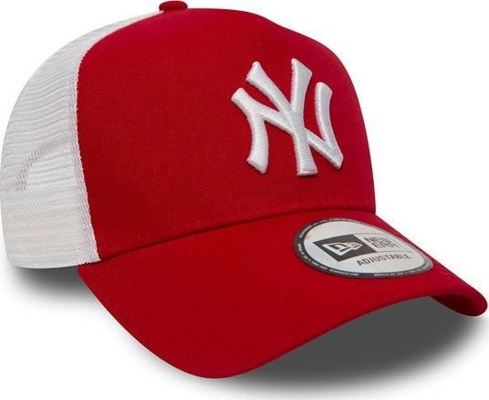 New Era New York Yankees Clean A Frame Trucker Cap rød og hvit (11588488)