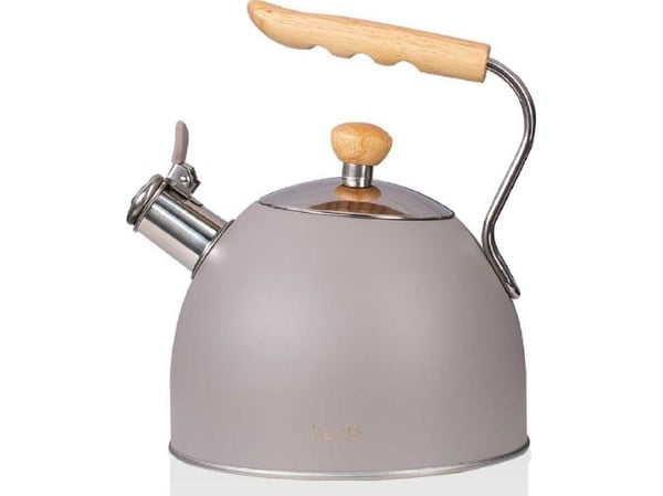 Husla vannkoker med fløyte 2,5 L Husla grå 73907