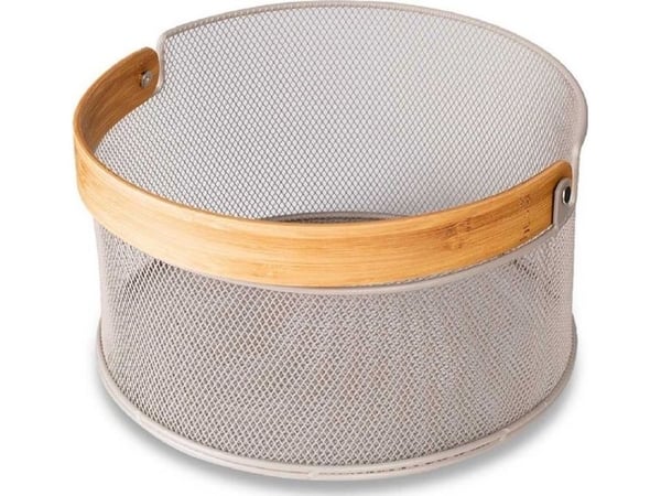 Husla kurv for frukt/brød grå 73947