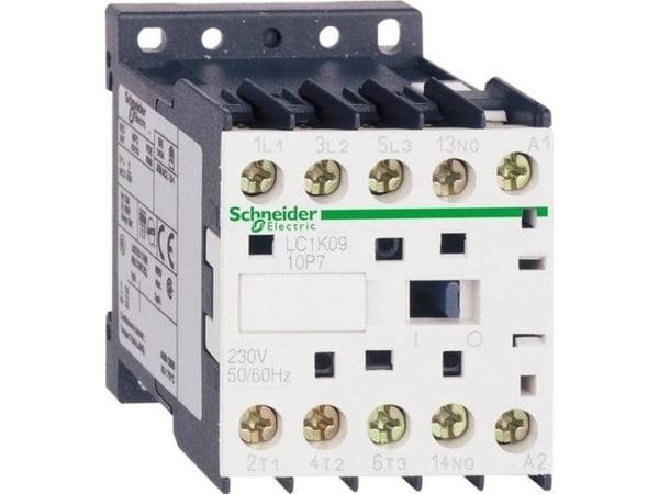 Schneider Electric Strømkontaktor 9A 3P 230V AC 50Hz 1Z LC1K0910P5