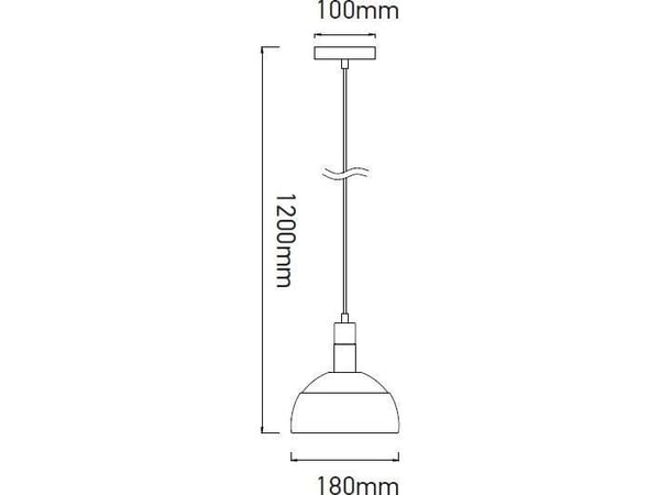 V-TAC VT-7100 1x60W riippuvalaisin (3922)