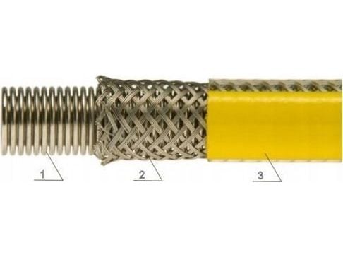 PROFIT? gasslange med to dreibare muttere G 1/2” e-GAZ Type 111 GW/GW L=2000