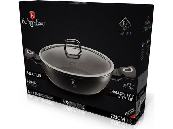 Berlinger Haus stekepanne/gryte 28 cm BH/1850 Black Silver Collection