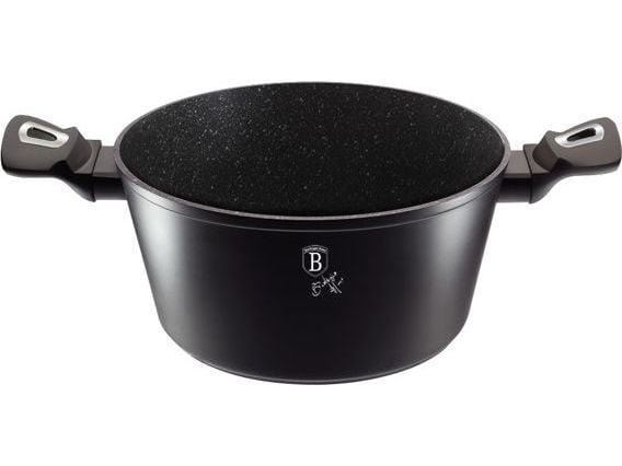 Berlinger Haus ruukku musta hopea 20cm