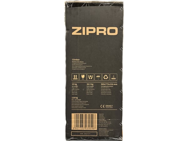 Zipro Climber crosstrainer magneettivastuksella, 8 vastustasoa