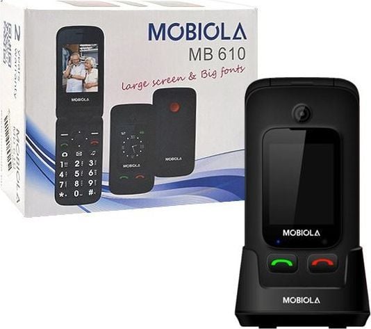 Mobiola MB610 Dual SIM matkapuhelin Musta