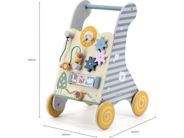 Viga Toys tre pedagogisk dytt/leke (44028)