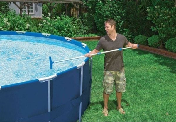 Intex 29052, Handhållen poolborste, Blå, Vit, Plast, 2,62 cm, Kina, Intex 29054