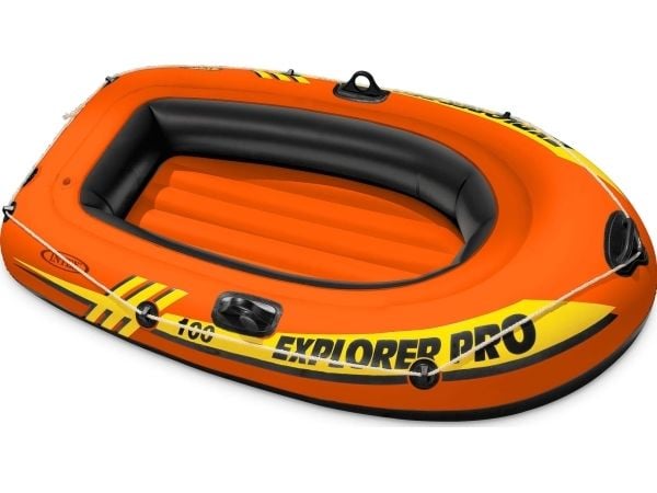 Intex 58355NP, Babybåt, Gutt/Jente, PVC, Sort, Oransje, Gult