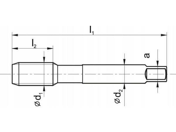 FANAR-KIERRE G 3/8 "NGRA/2-P DIN-5157 (-X) HSSE RUOSTUMATON TERÄS