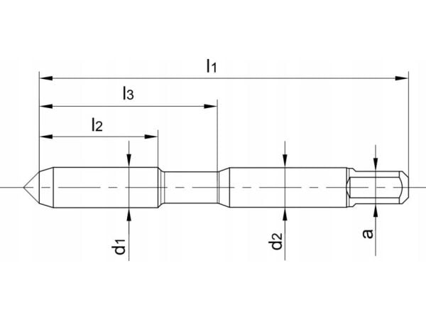Fanar gjengeverktøy M 7 NGMM/3 DIN-352 (6H) HSS