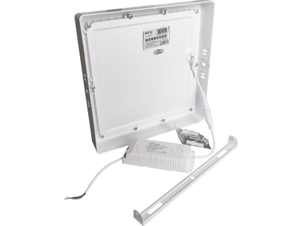 Matis taklampe, MATIS PLUS DOWNLIGHT LED-ARMATUR, 19W, 1520lm, AC220-240V, 50/60Hz, 120°, IP20, 4000K, OVERFLATEMONTERT, HVIT