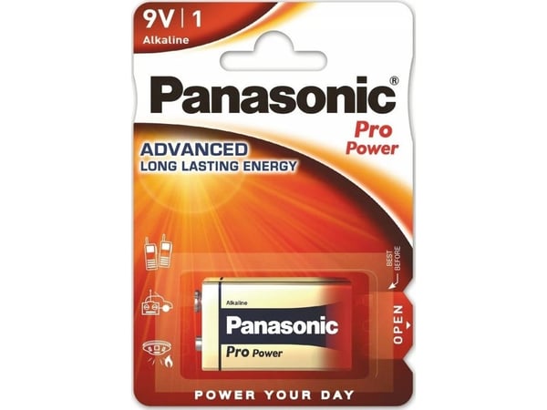 Panasonic alkaliskt batteri 6LF22/EPS 9V 1 st. EVERYDAY