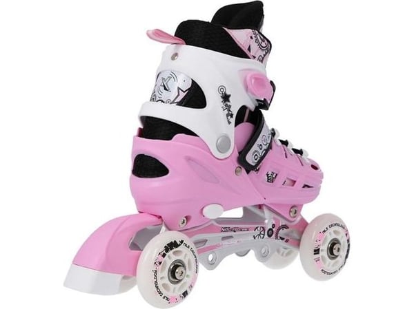 Nils Extreme NH10905 inliner med utskiftbar plate rosa str. 39-42