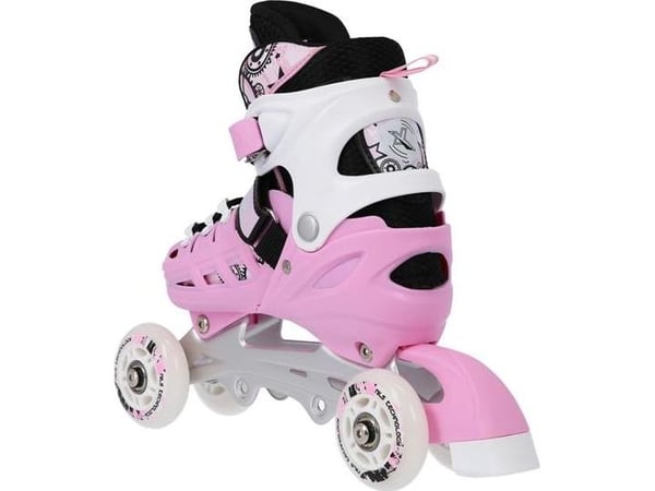 Nils Extreme NH10905 inliner med utskiftbar plate rosa str. 39-42