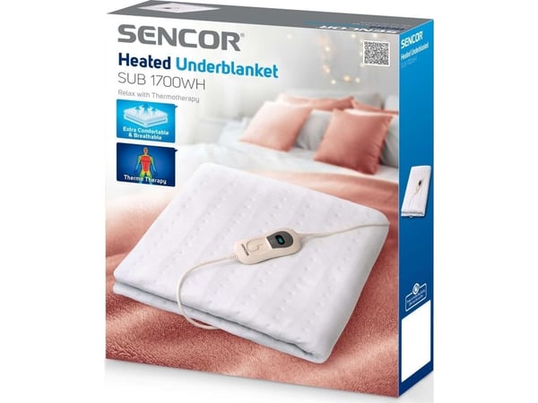 Sencor SUB 1700WH - Lämmitys peiton alla - valkoinen