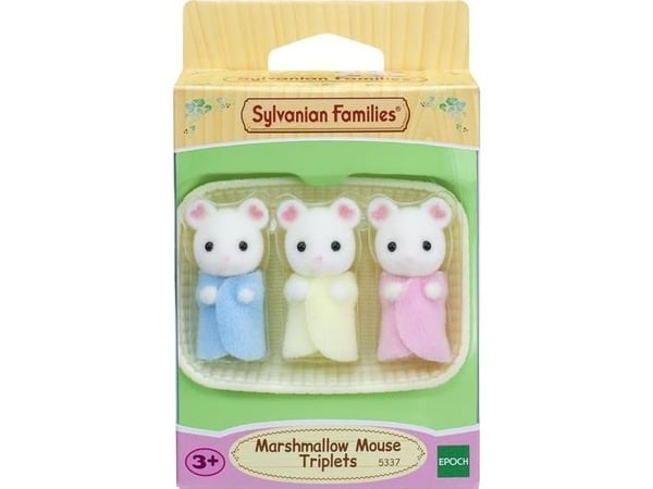 Sylvanian Families Marshmallow Mouse Triplets