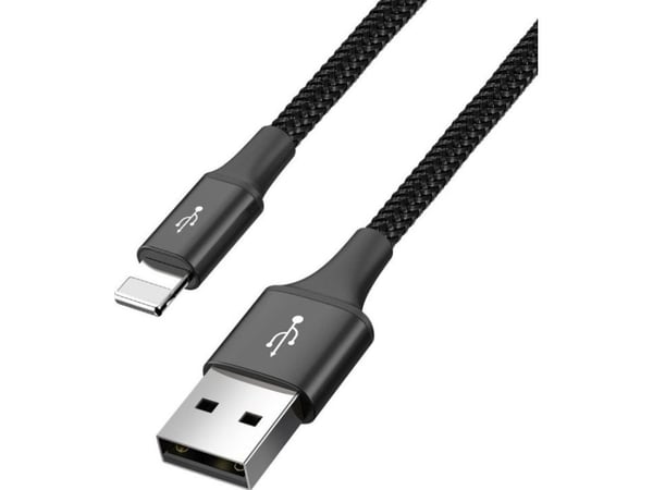 Baseus KB2L435A12BK, Musta, Sininen, Vihreä, Punainen, USB A, 2 x Lightning + micro-USB B + USB C, 1,2 m, Uros, Uros