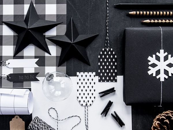Party Deco treklips i svart - 10 stk universell