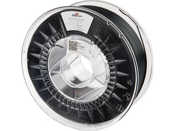 Spectrum Filaments 80302 ASA 275 DEEP BLACK filament ASA slagtåligt, väderbeständigt, UV-beständigt 1,75 mm 1000 g djup/svart 1 st