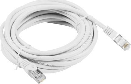 Lanberg - Koblingskabel - RJ-45 (hann) til RJ-45 (hann) - foliebelagt uskjermet tvinnet kabelpar (F/UTP) - CAT 6 - formstøpt, uten hindringer, fler...