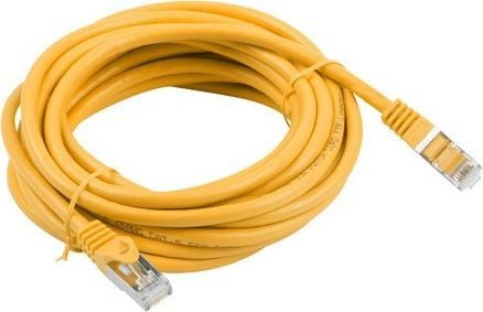 Lanberg - Koblingskabel - RJ-45 (hann) til RJ-45 (hann) - foliebelagt uskjermet tvinnet kabelpar (F/UTP) - CAT 6 - formstøpt, uten hindringer, fler...