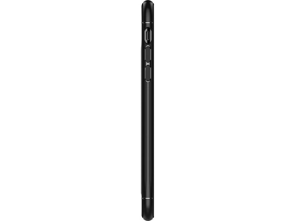 Spigen Rugged Armor, Suojus, Apple, iPhone 11, Musta