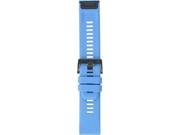 Garmin QuickFit - Klokkestropp for smart armbåndsur - cyanblå - for D2; Descent Mk1; fenix 5X; fenix 5X; tactix Charlie, Delta, Delta - Solar Edition