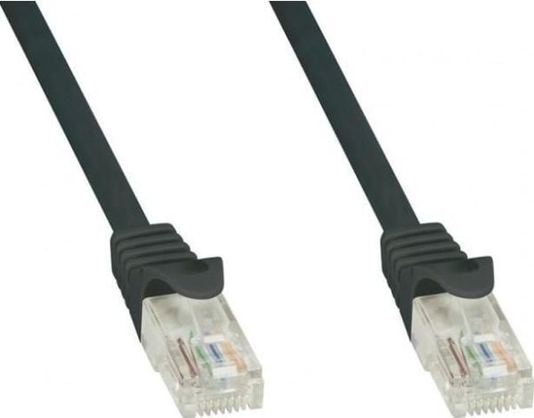 Techly ICOC CCA5U-005-BKT, 0,5 m, Cat5e, U/UTP (UTP), RJ-45, RJ-45, Sort
