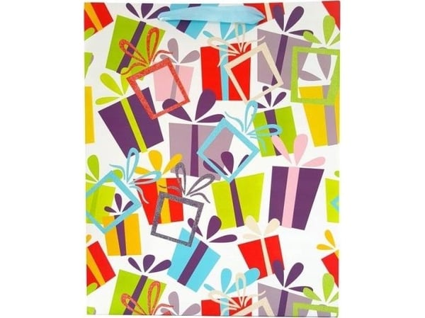 JU-PITER gavepose "prezenty" 1340A 31x42x12 cm p12 (pris per stk)