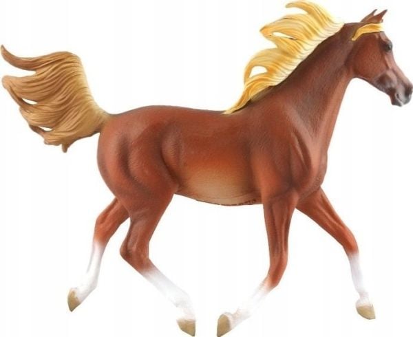 Arabisk hest kastanjebrun 1:12 DELUX